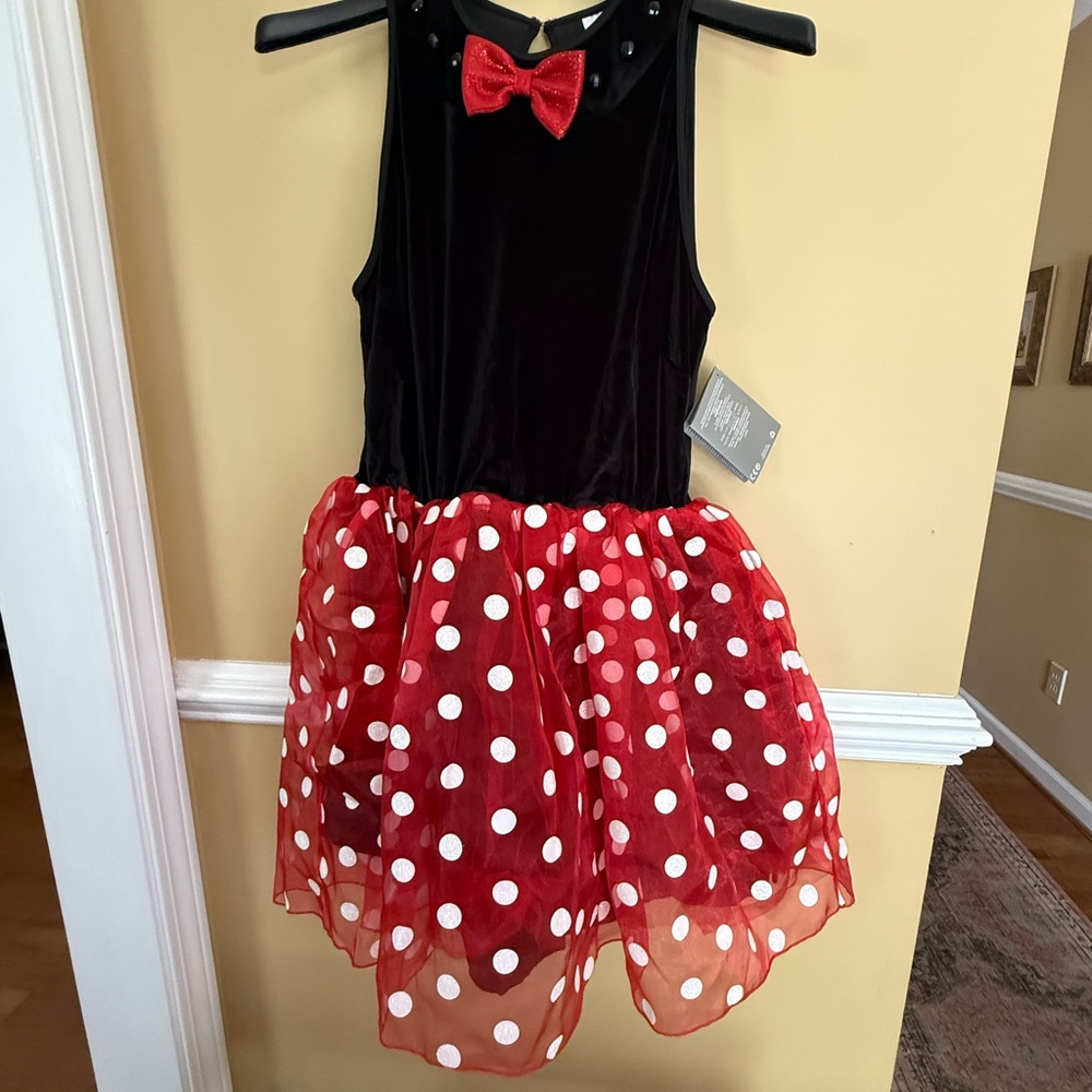 Disney Black and Red Polka Dot Costume NWT